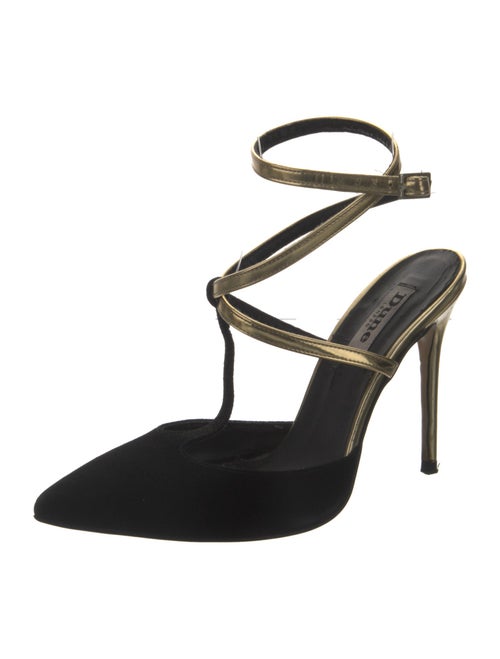 Dune London Suede T-Strap Pumps