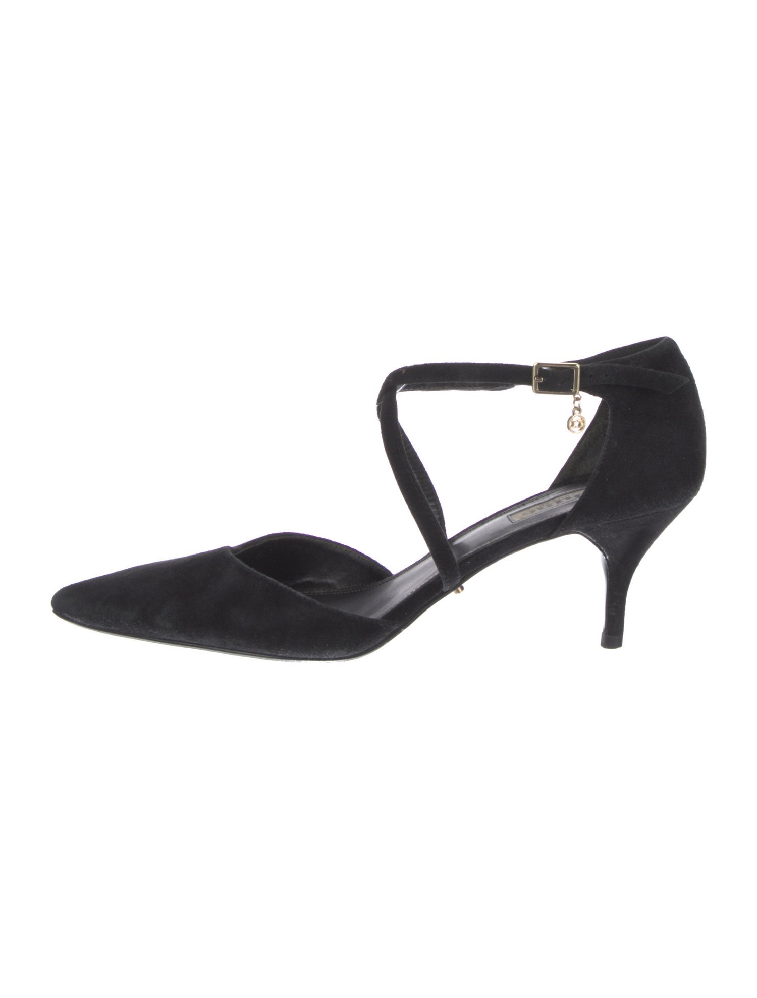 Dune London Suede D'Orsay Pumps