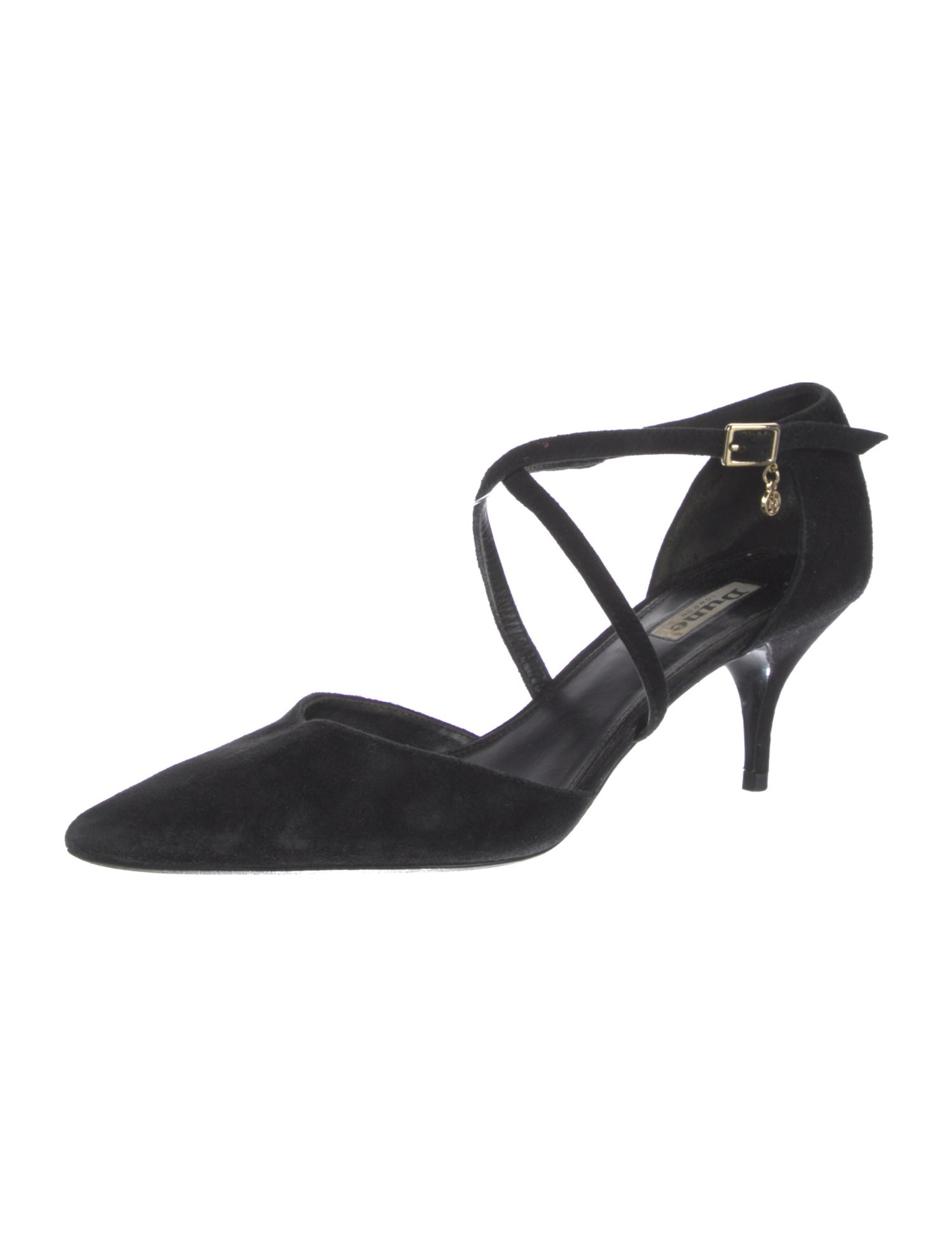 Dune London Suede D'Orsay Pumps