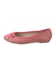 Dune London Leather Patterned Ballet Flats