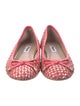 Dune London Leather Patterned Ballet Flats