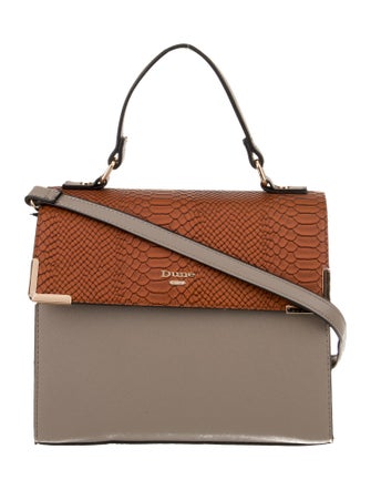 Dune London Saffiano Leather Top Handle Bag