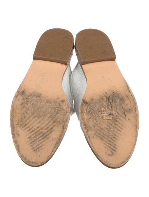 Dune London Leather Colorblock Pattern Mules