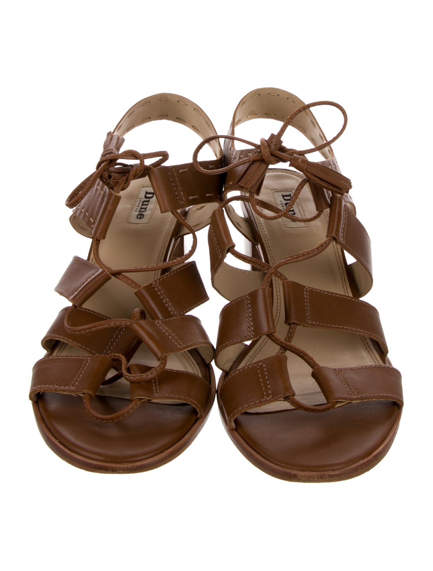 Dune London Leather Gladiator Sandals