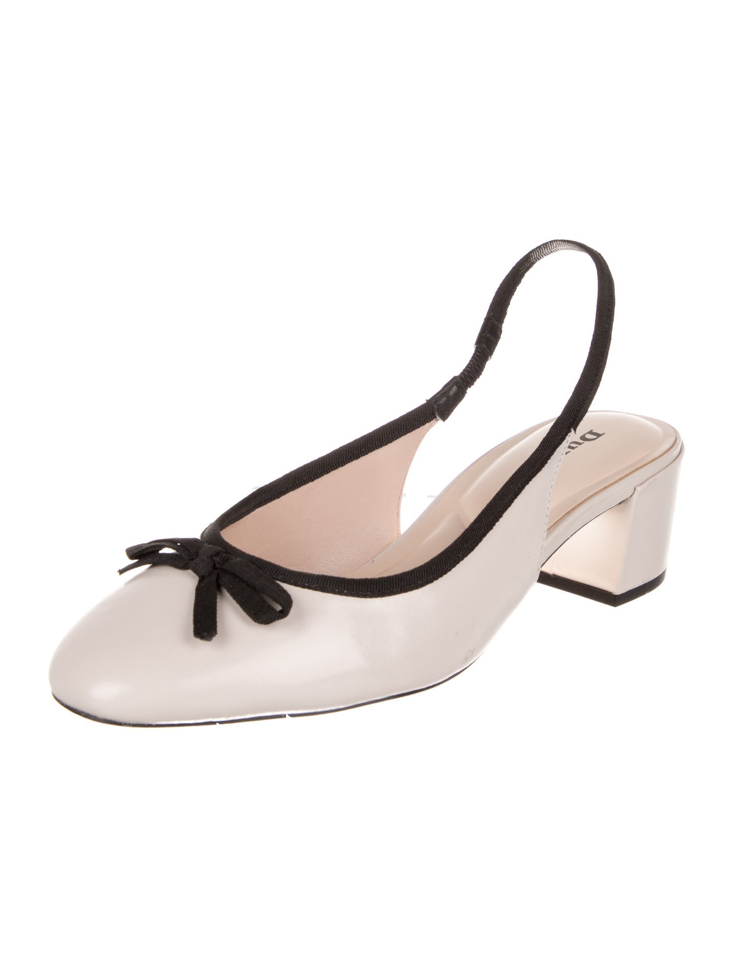 Dune London Patent Leather Slingback Flats