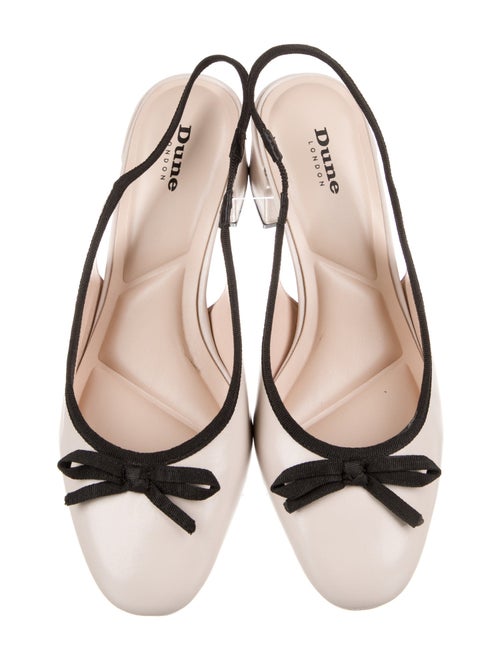 Dune London Patent Leather Slingback Flats