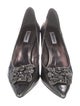 Dune London Patent Leather Crystal Embellishments Pumps