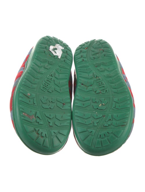 Dusen Dusen Nylon Plaid Print Mules