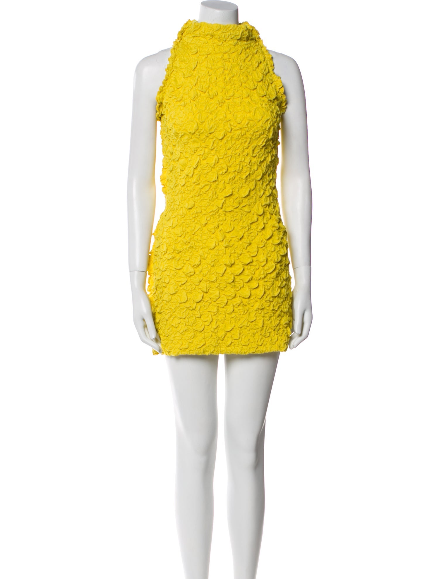 Dur Doux Mock Neck Mini Dress