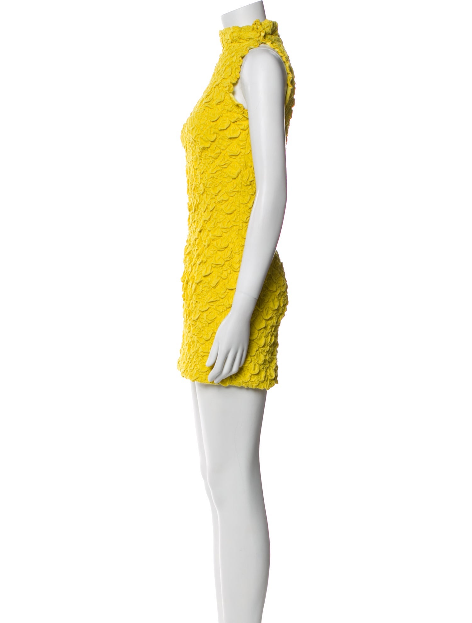 Dur Doux Mock Neck Mini Dress