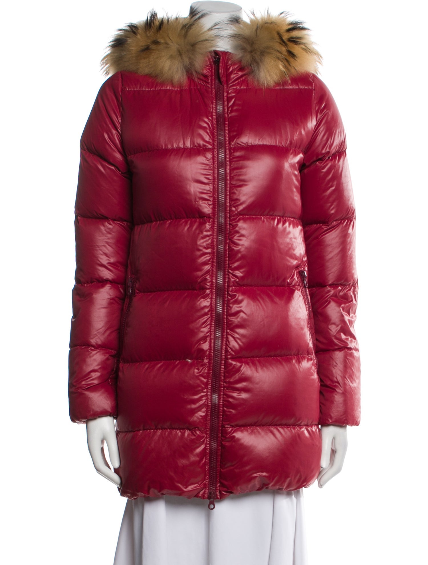 Duvetica Colorblock Pattern Down Jacket