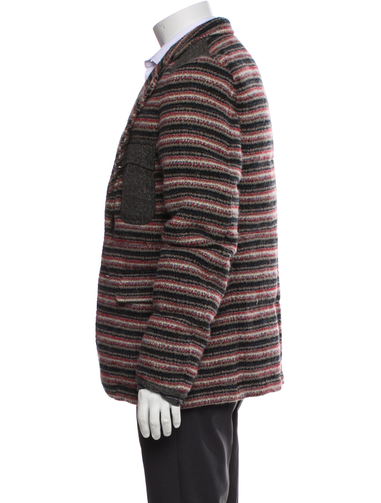 Duvetica Striped Trucker Jacket