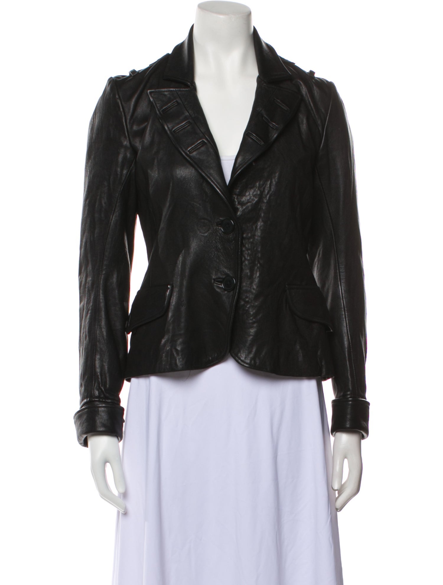 Duarte Leather Biker Jacket