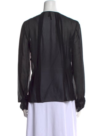 Duarte Crew Neck Long Sleeve Blouse