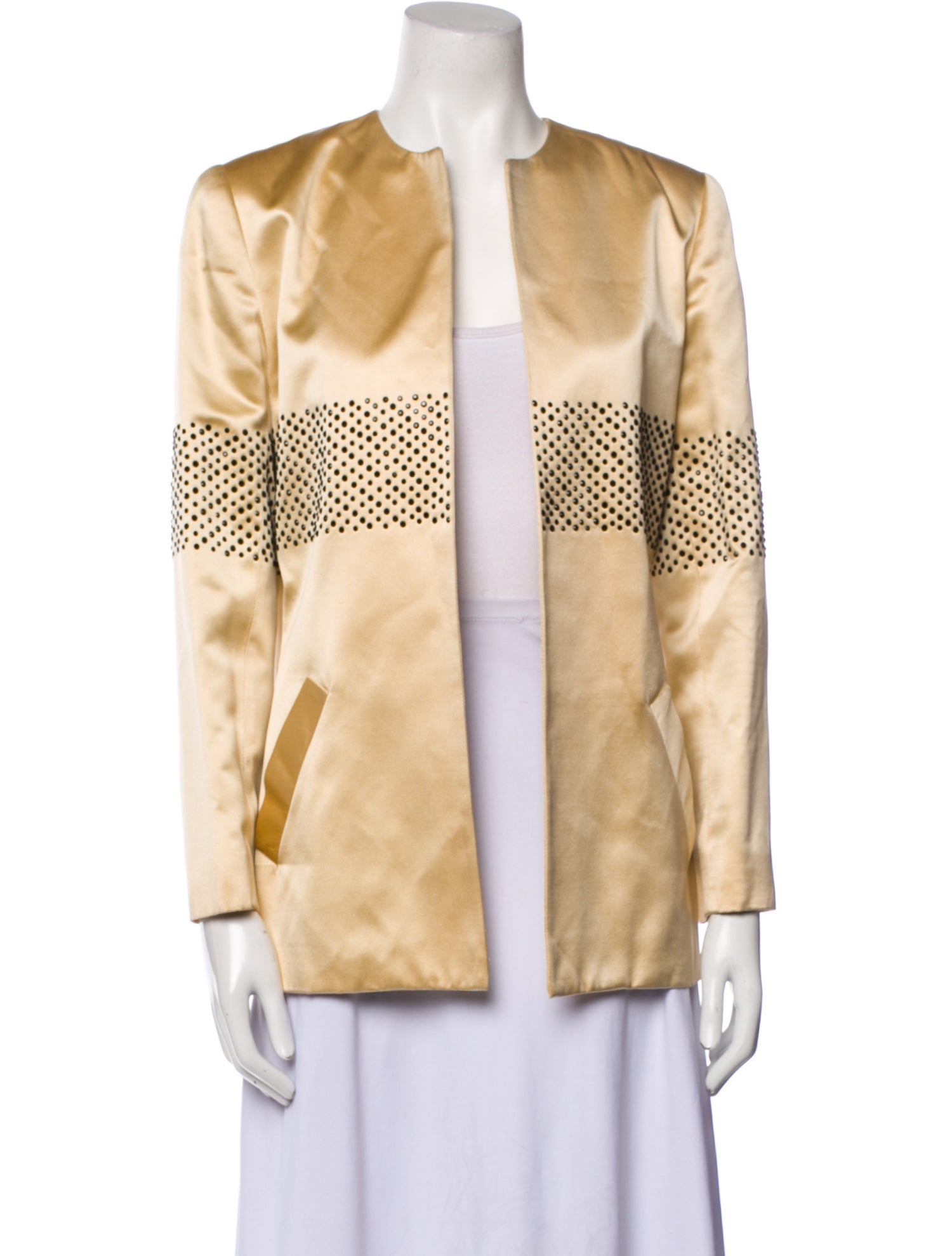 David Hayes Silk Evening Jacket