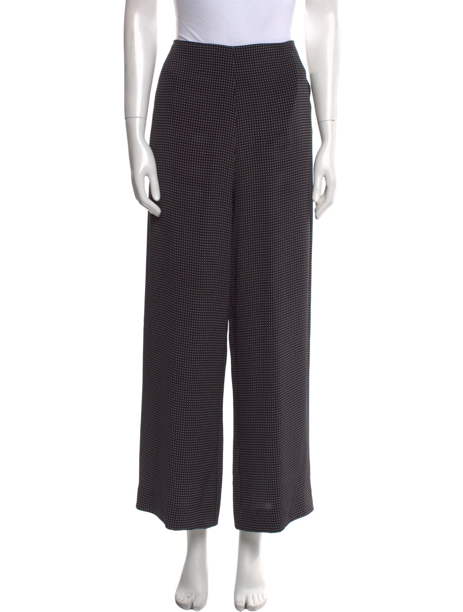 David Hayes Silk Wide Leg Pants