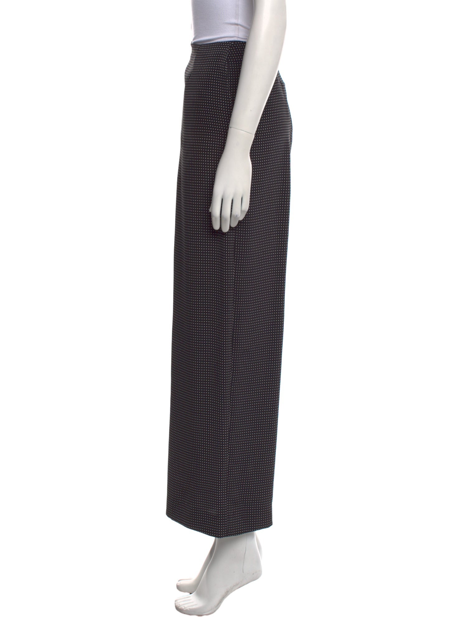 David Hayes Silk Wide Leg Pants