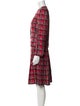 David Hayes Silk Tweed Pattern Skirt Suit