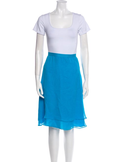 David Hayes Silk Skirt Set