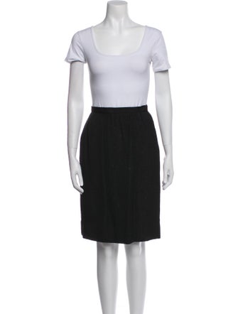 David Hayes Silk Floral Print Skirt Set