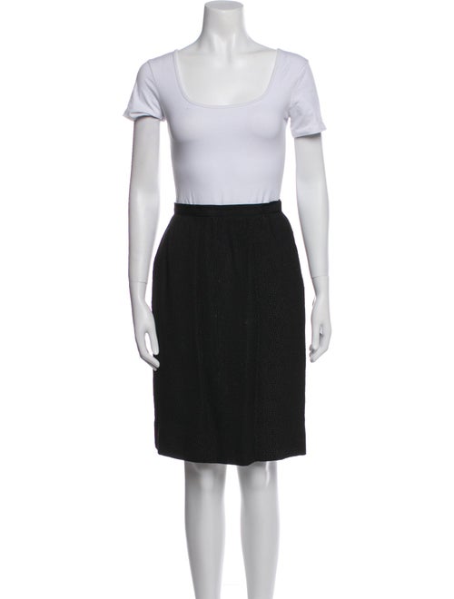 David Hayes Silk Floral Print Skirt Set