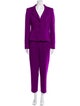David Hayes Wool Pantsuit
