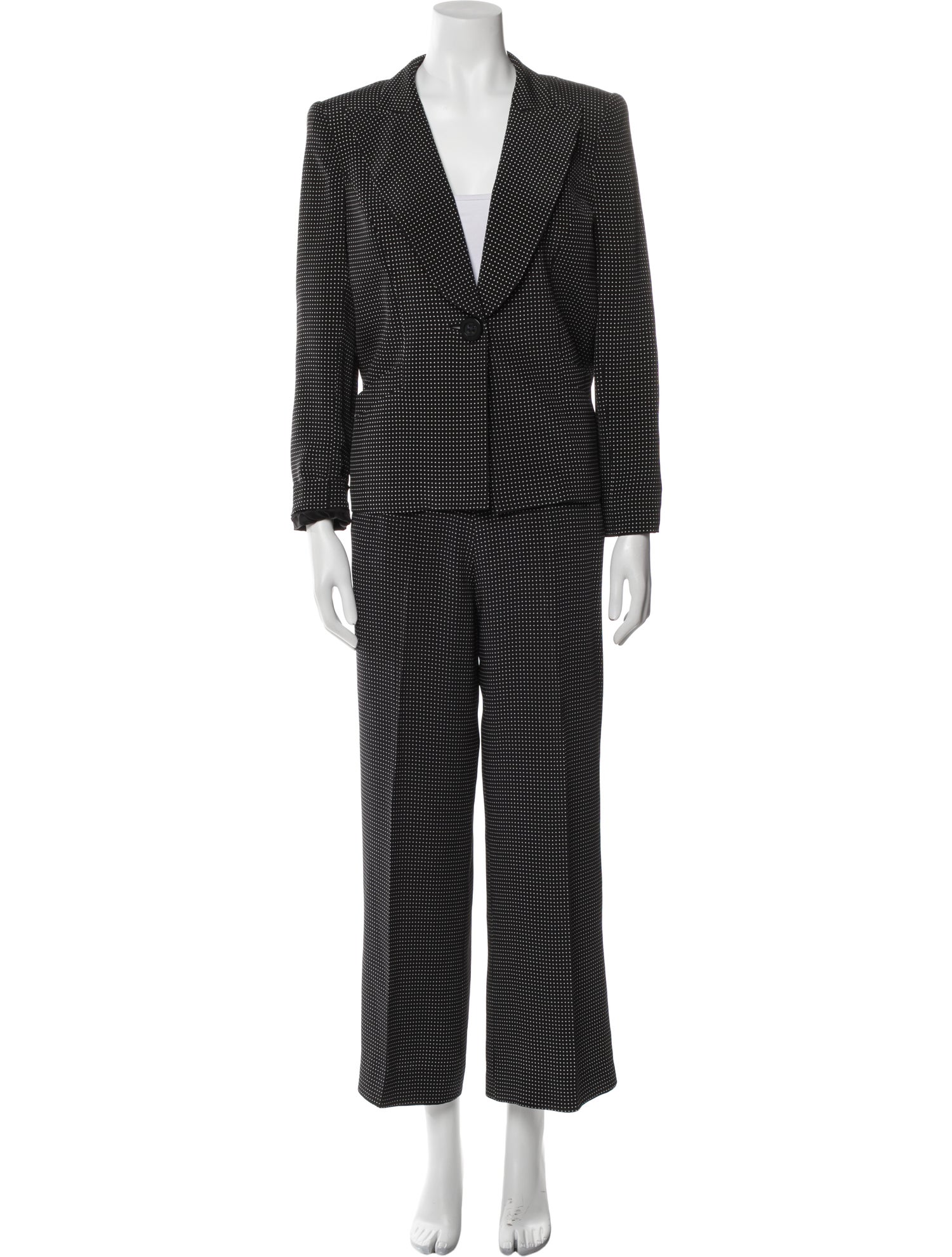 David Hayes Silk Printed Pantsuit