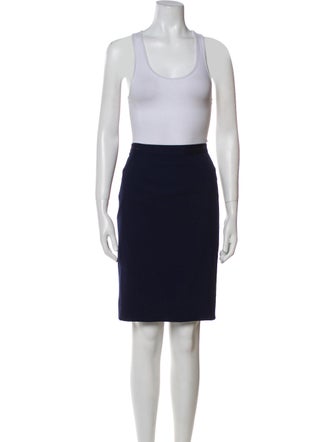 David Hayes Wool Printed Skirt Set