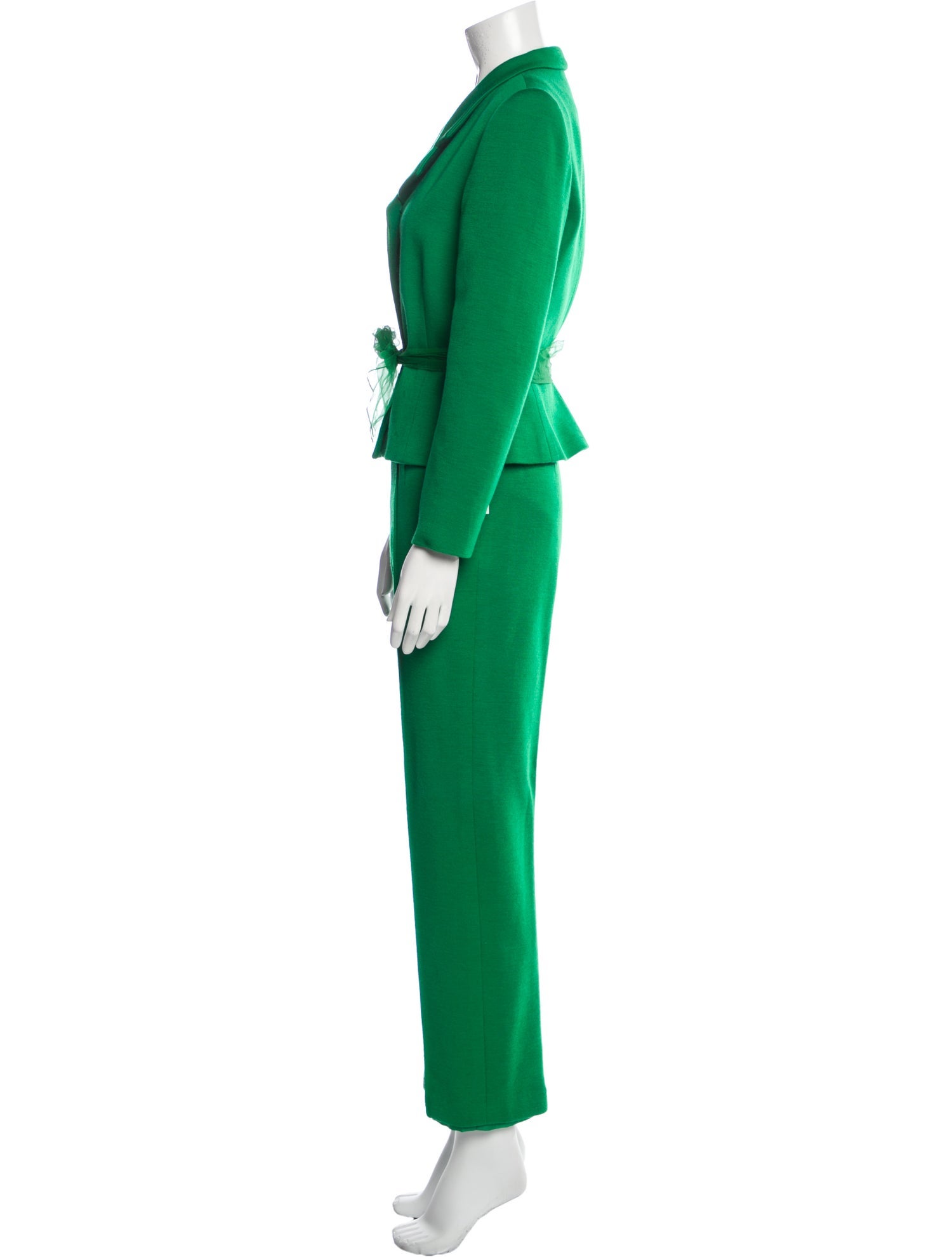 David Hayes Vintage Wool Pant Set