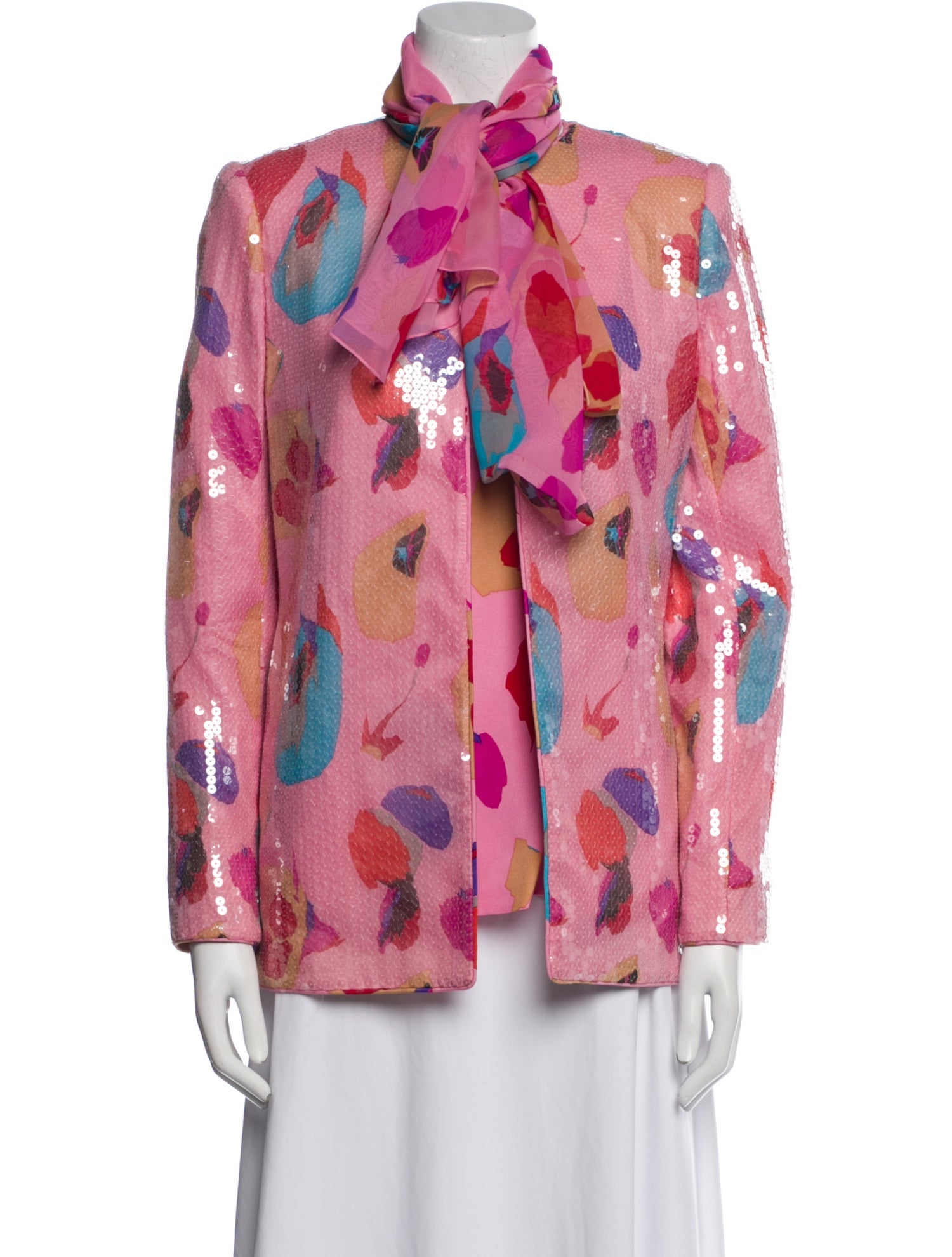 David Hayes Silk Printed Set