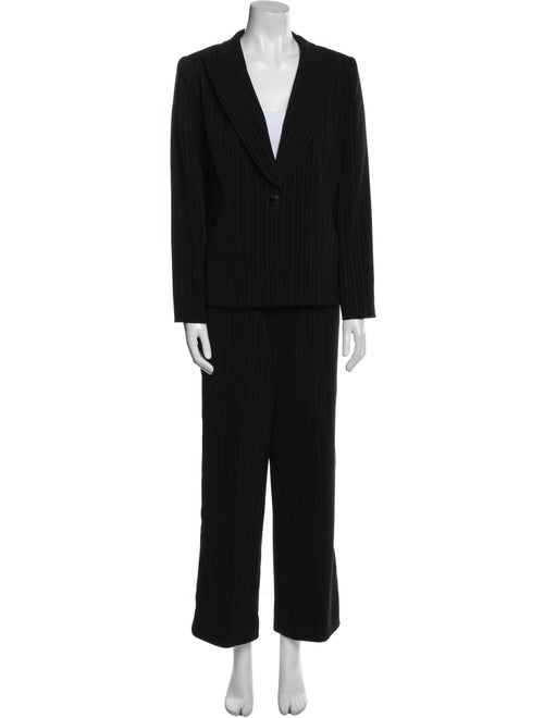David Hayes Striped Pleated Accents Pant Set