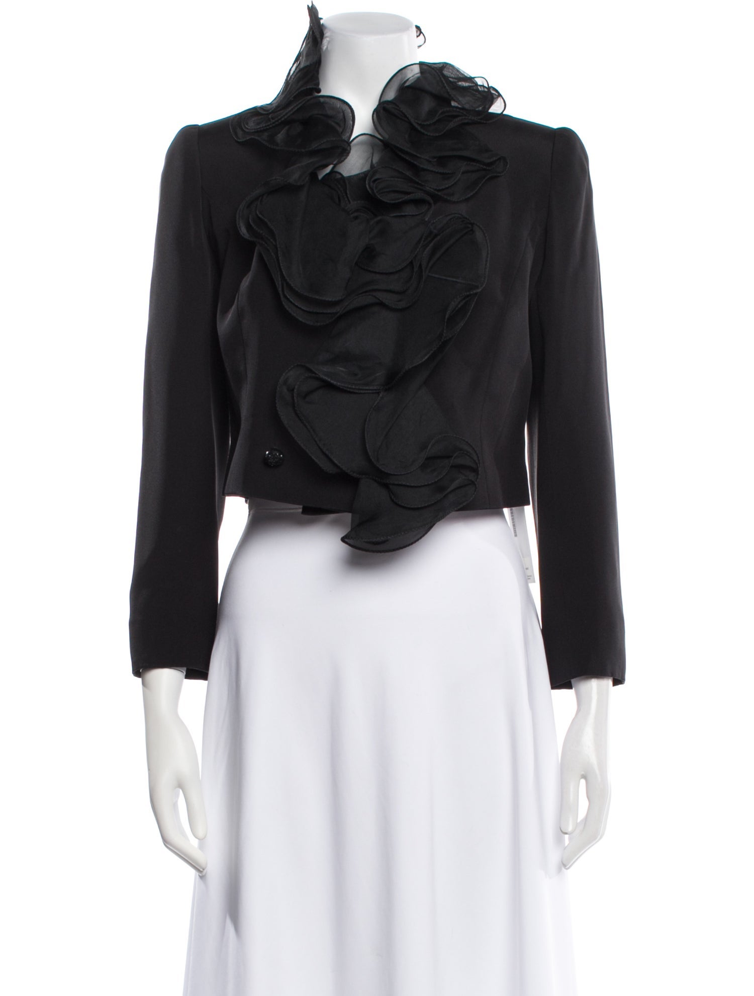 David Hayes Silk Evening Jacket