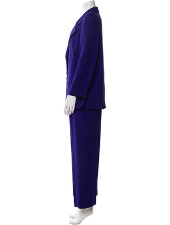 David Hayes Wool Pantsuit