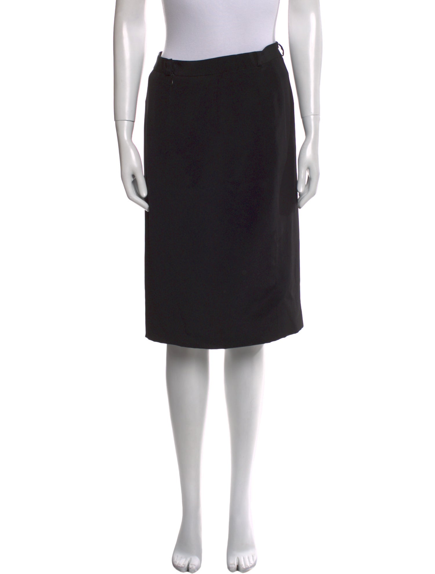 David Hayes Silk Knee-Length Skirt