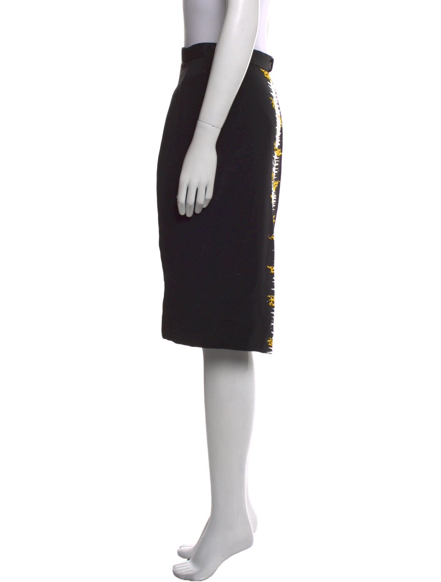 David Hayes Silk Knee-Length Skirt