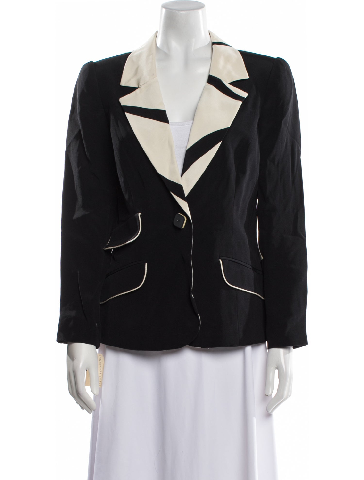 David Hayes Silk Blazer