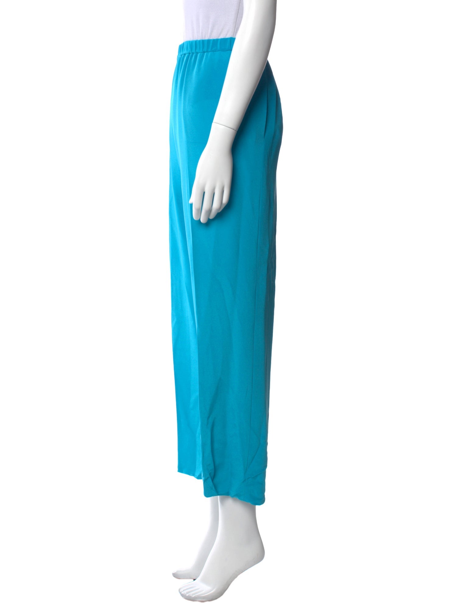 David Hayes Silk Straight Leg Pants