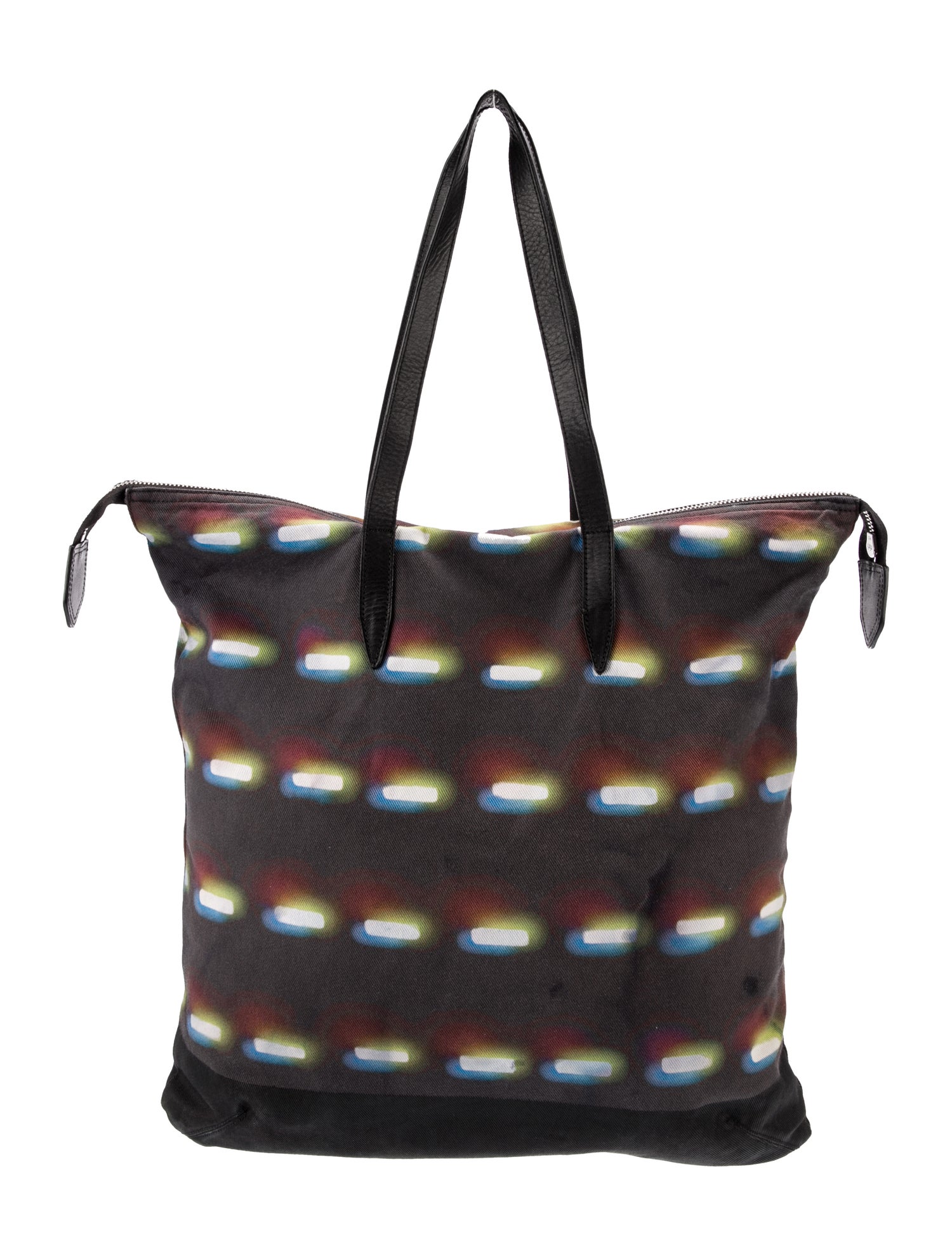 Dries Van Noten x Len Lye Printed Tote Bag - Black Totes, Handbags