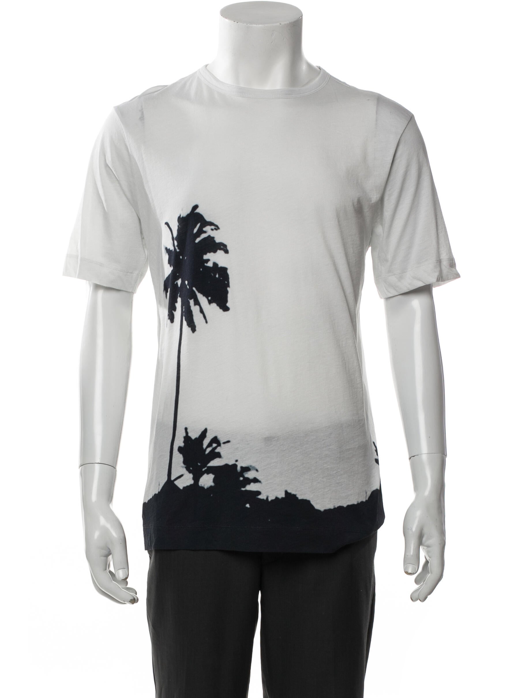 Dries Van Noten x Len Lye Graphic Print Crew Neck T-Shirt