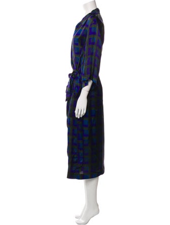 Dries Van Noten x Len Lye Printed Long Dress