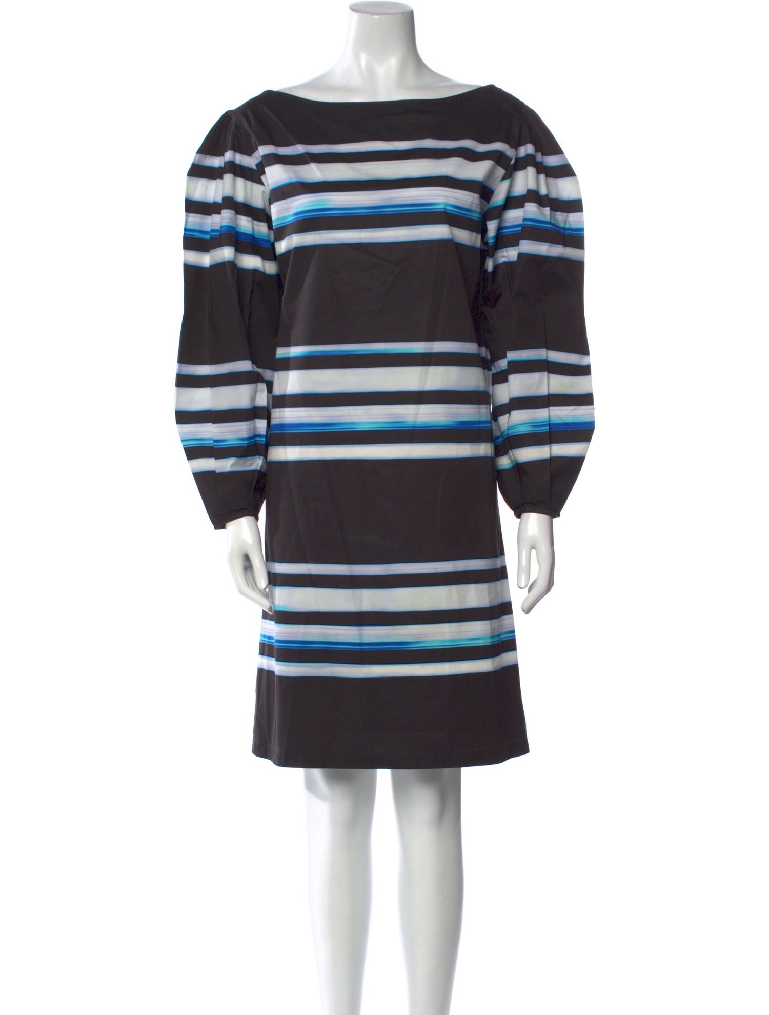 Dries Van Noten x Len Lye Striped Knee-Length Dress