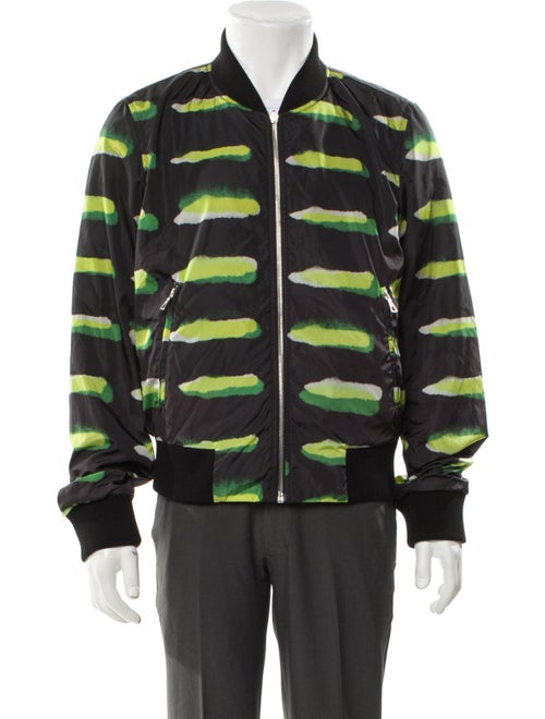 Dries Van Noten x Len Lye Striped Bomber Jacket