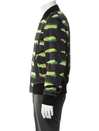Dries Van Noten x Len Lye Striped Bomber Jacket