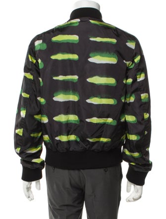 Dries Van Noten x Len Lye Striped Bomber Jacket