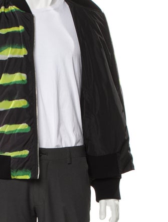 Dries Van Noten x Len Lye Striped Bomber Jacket