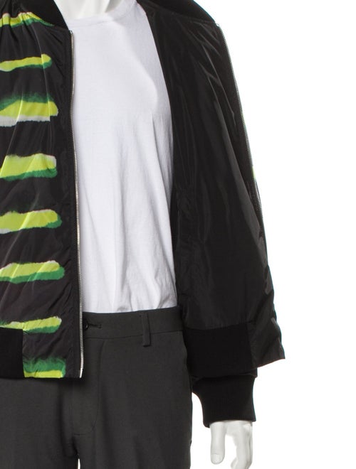 Dries Van Noten x Len Lye Striped Bomber Jacket