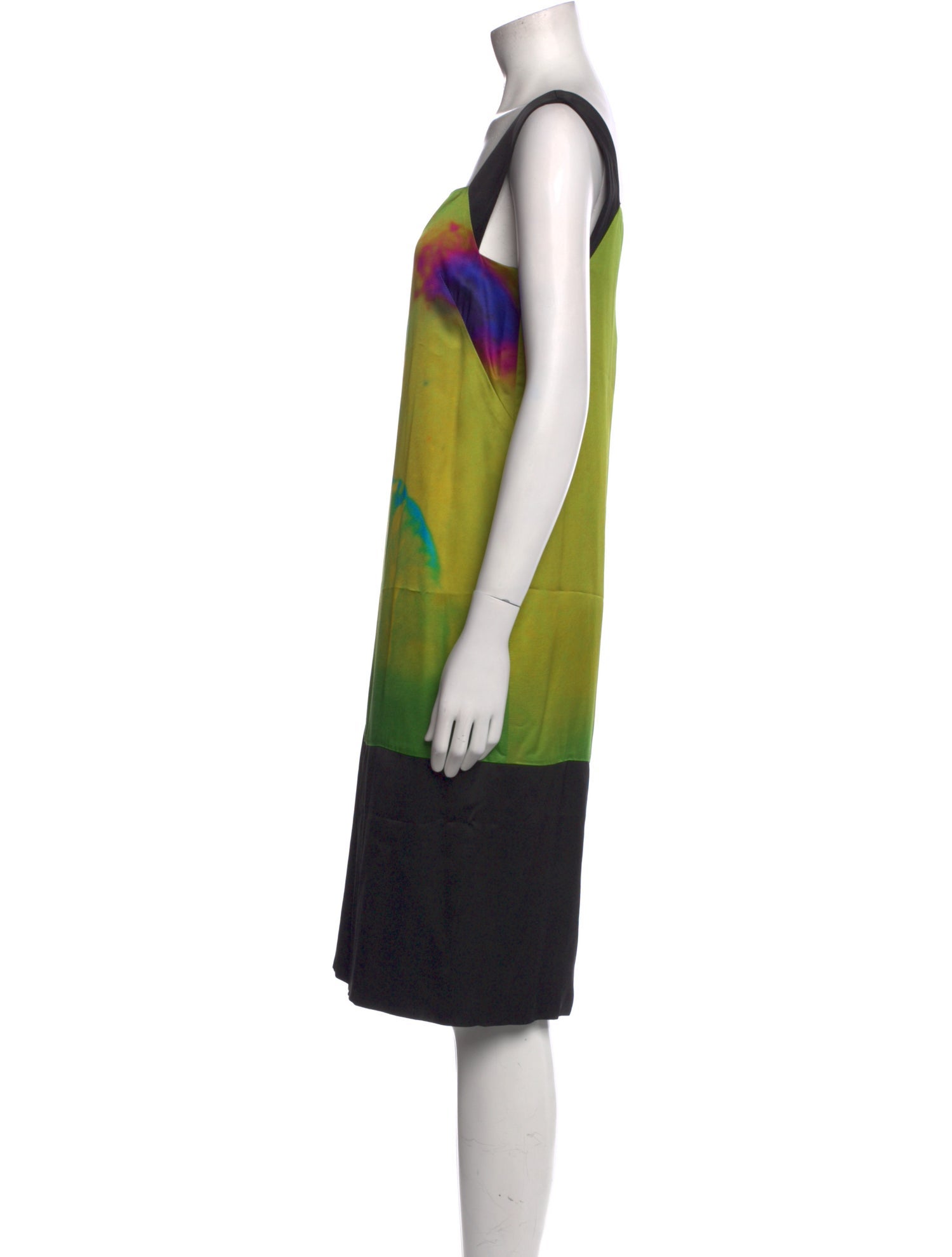 Dries Van Noten x Len Lye Printed Knee-Length Dress w/ Tags