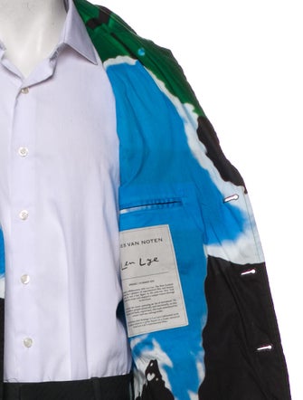 Dries Van Noten x Len Lye Printed Blazer
