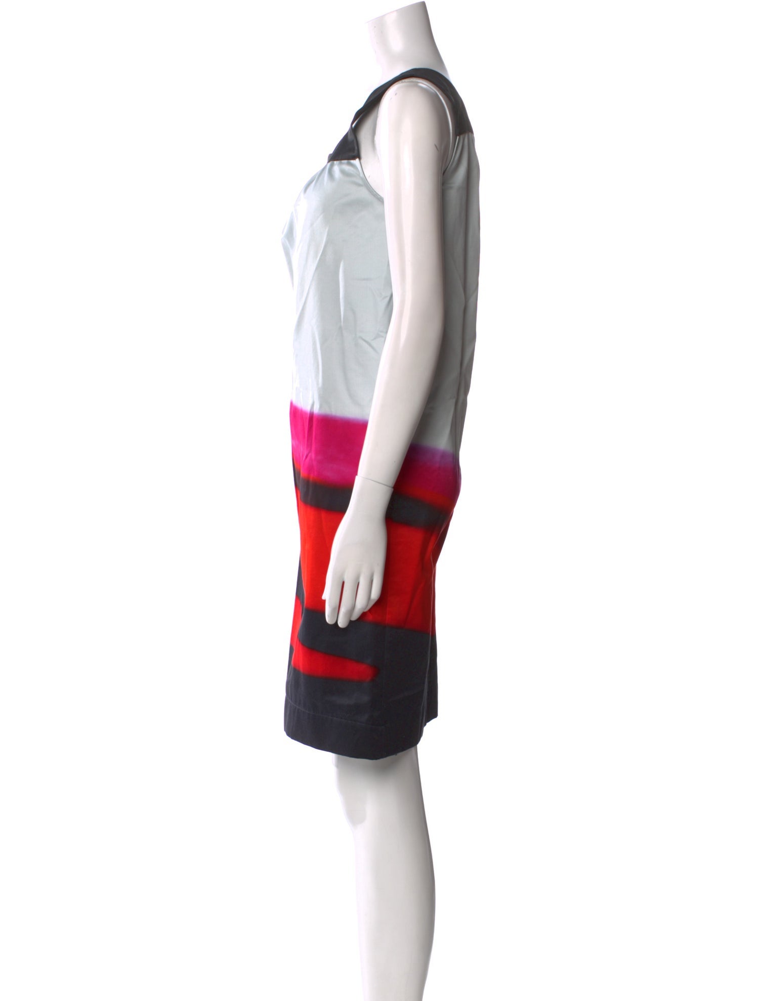 Dries Van Noten x Len Lye Striped Mini Dress