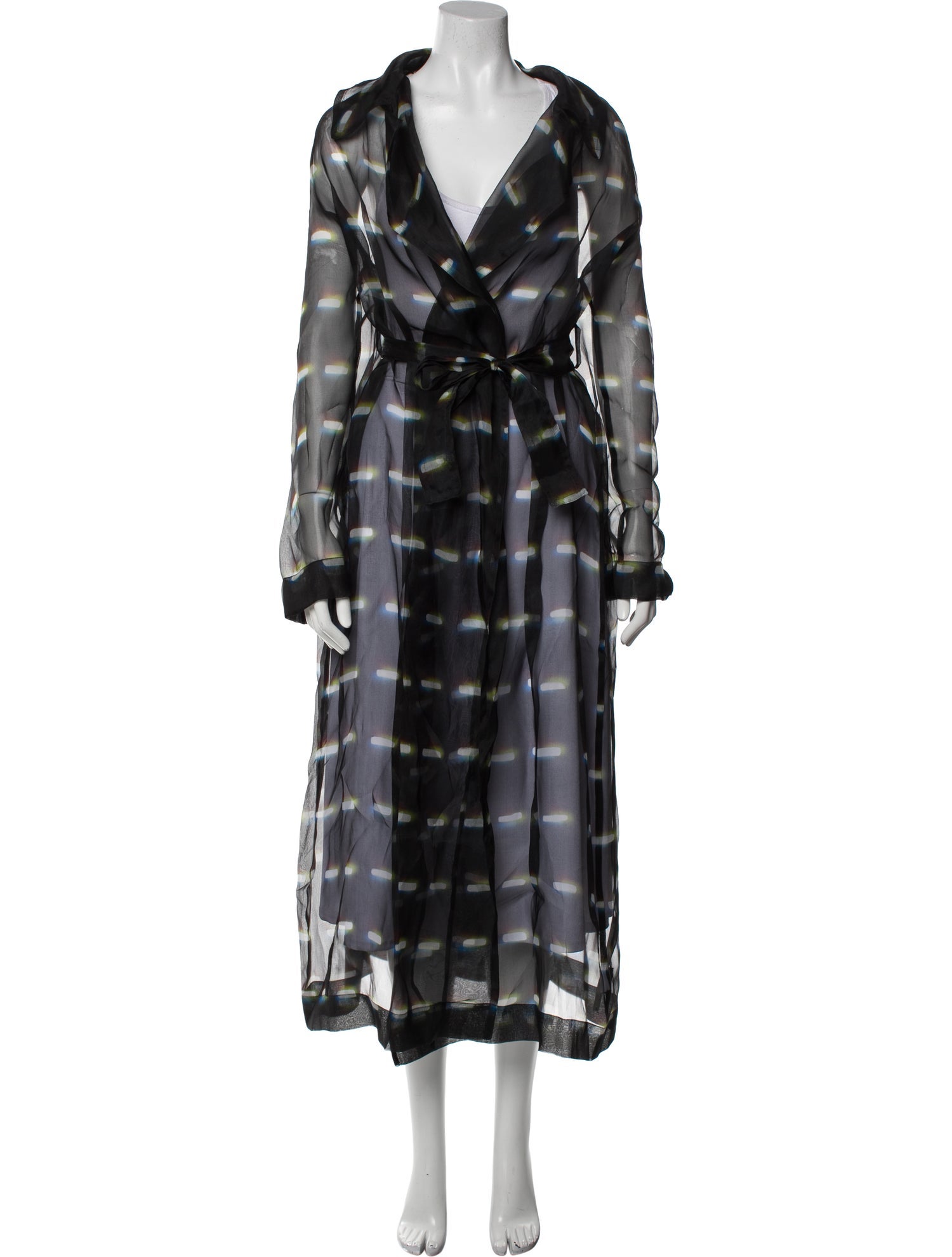 Dries Van Noten x Len Lye Silk Printed Robe